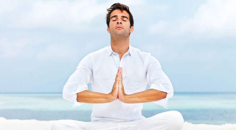 Meditação de um homem
